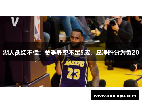 湖人战绩不佳：赛季胜率不足5成，总净胜分为负20